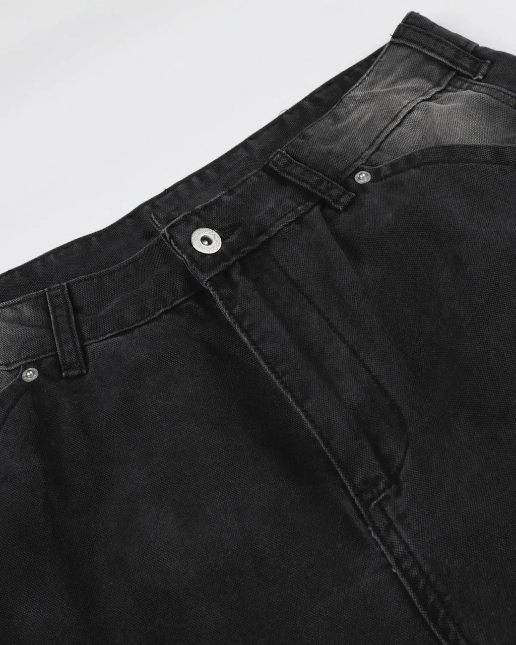 Retro Washed Wide-Leg Jeans | Inflation Streetwear