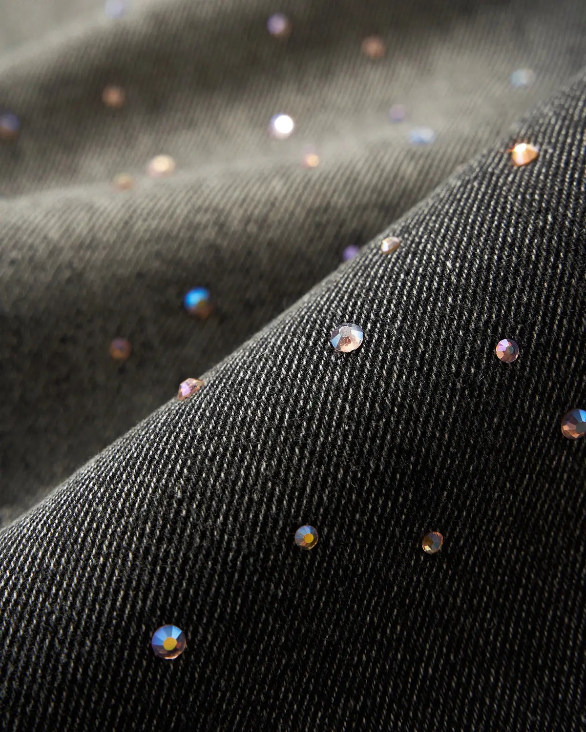 Colorful Rhinestone Wash Baggy Jeans | Inflation Streetwear