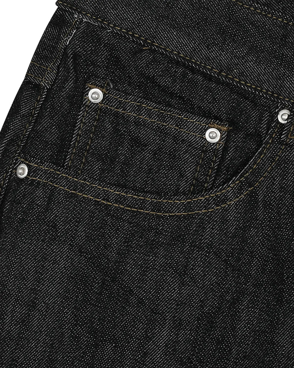 Raw Straight-leg Denim Pants | Inflation Streetwear
