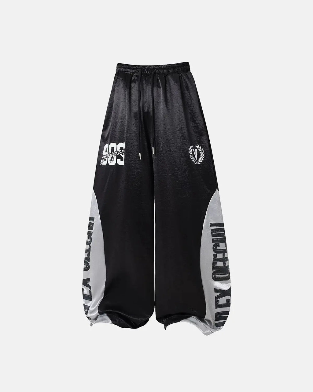 Glossy Contrast Barrel Sweatpant | Inflation Streetwear