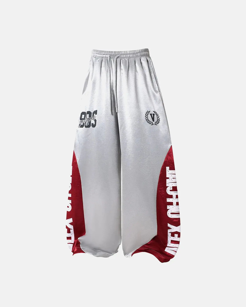 Glossy Contrast Barrel Sweatpant | Inflation Streetwear