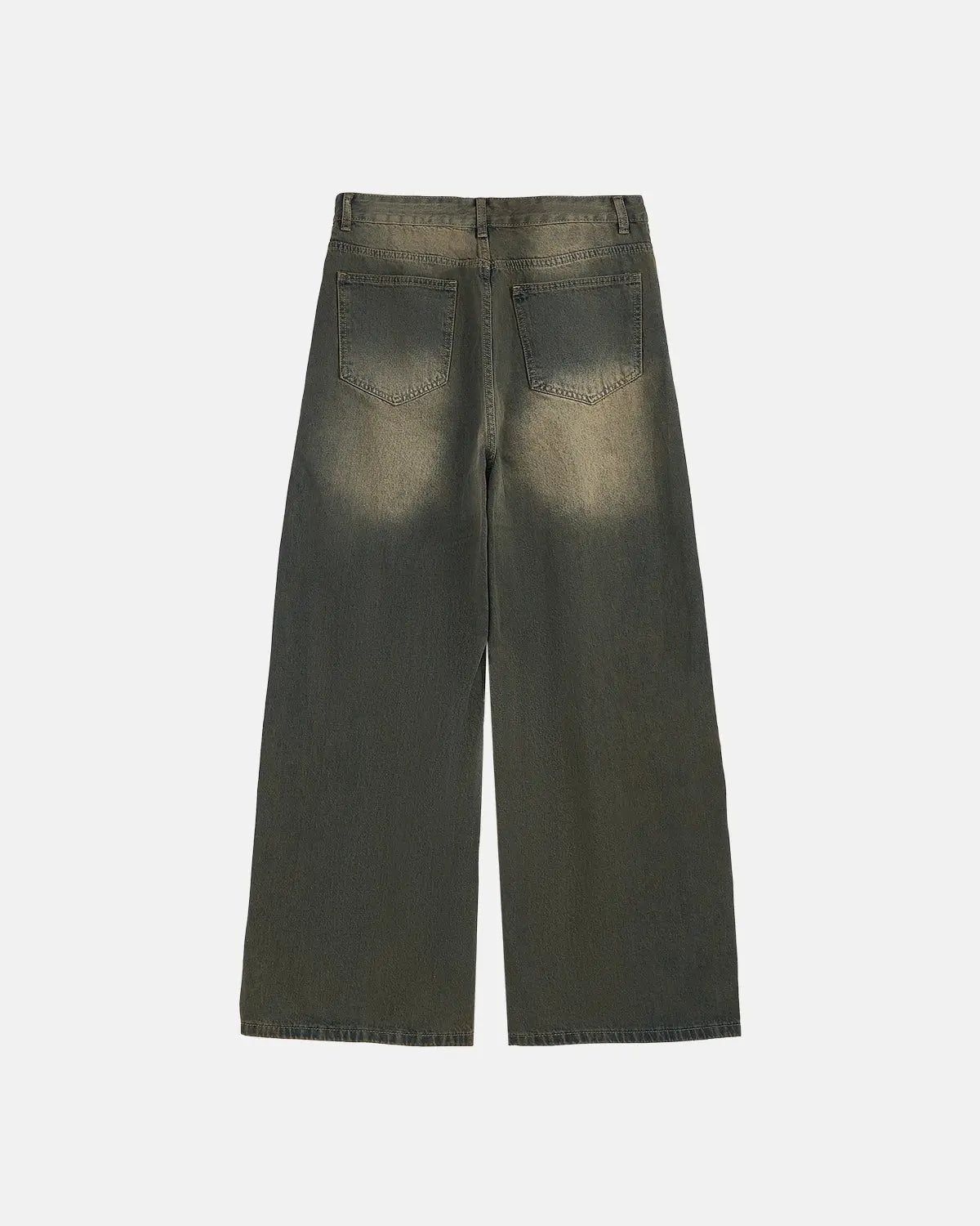 INFLATION Streetwear Washed Loose-fit Denim Pants