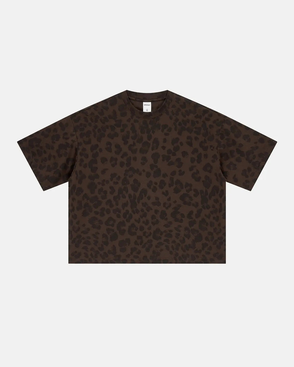 Leopard Print Boxy T-Shirt | Inflation Streetwear