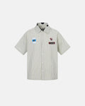 Graffiti Patch Striped Shirts | Inflation Streetwear