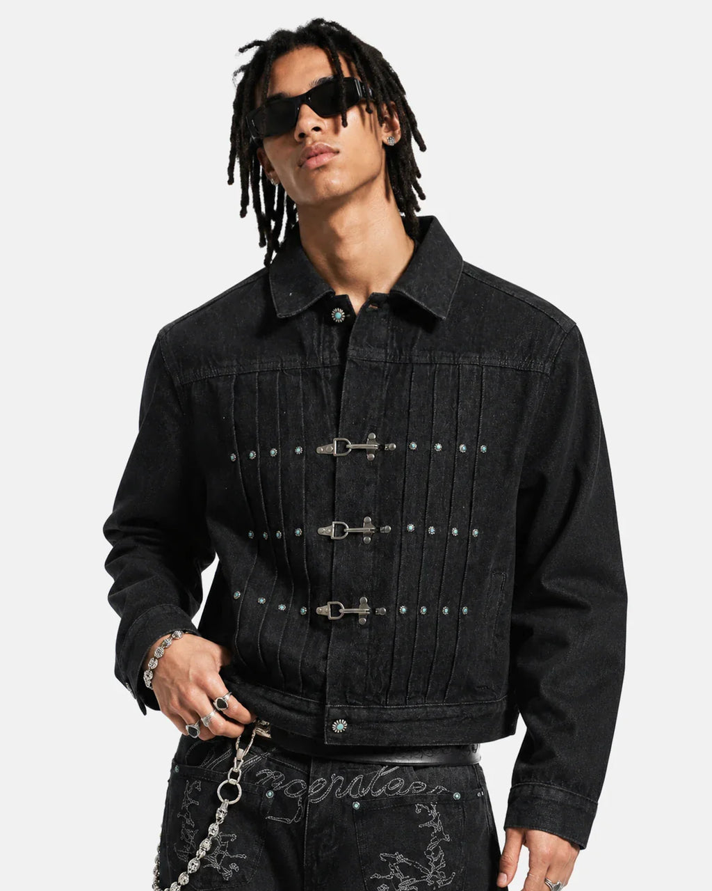 Raw Clasp Denim Jacket | Inflation Streetwear