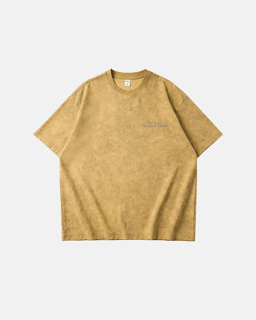 Distressed Tie-Dye Reflective Print T-Shirt | Inflation Streetwear