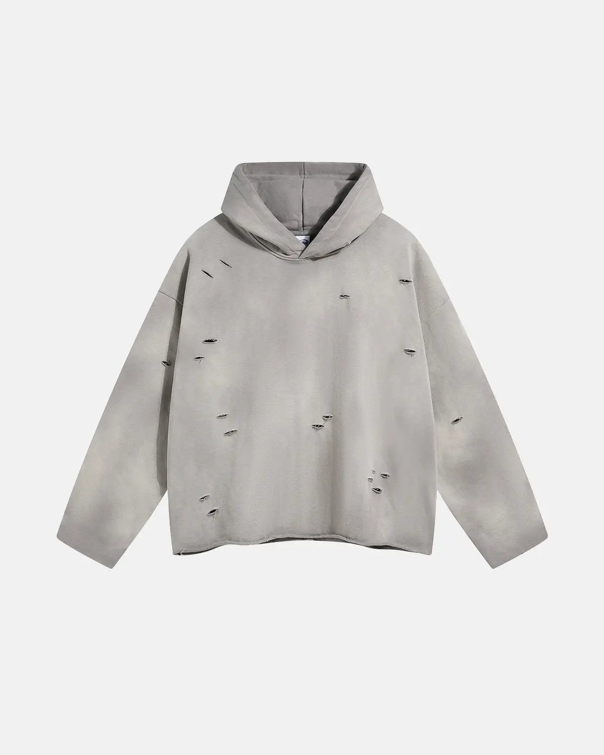 Acid Wash Ripped Boxy Hoodies | Inflation Streetwear