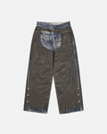 Colorblock Digital Printing Cotton Jeans | Inflation Streetwear