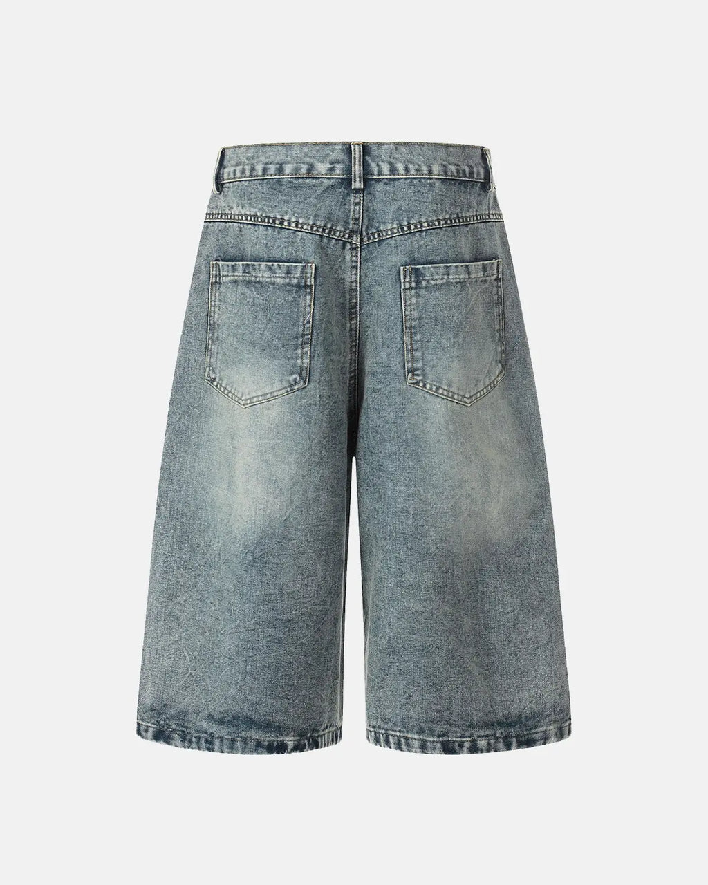 Floral Embroidered Long Baggy Jorts | Inflation Streetwear