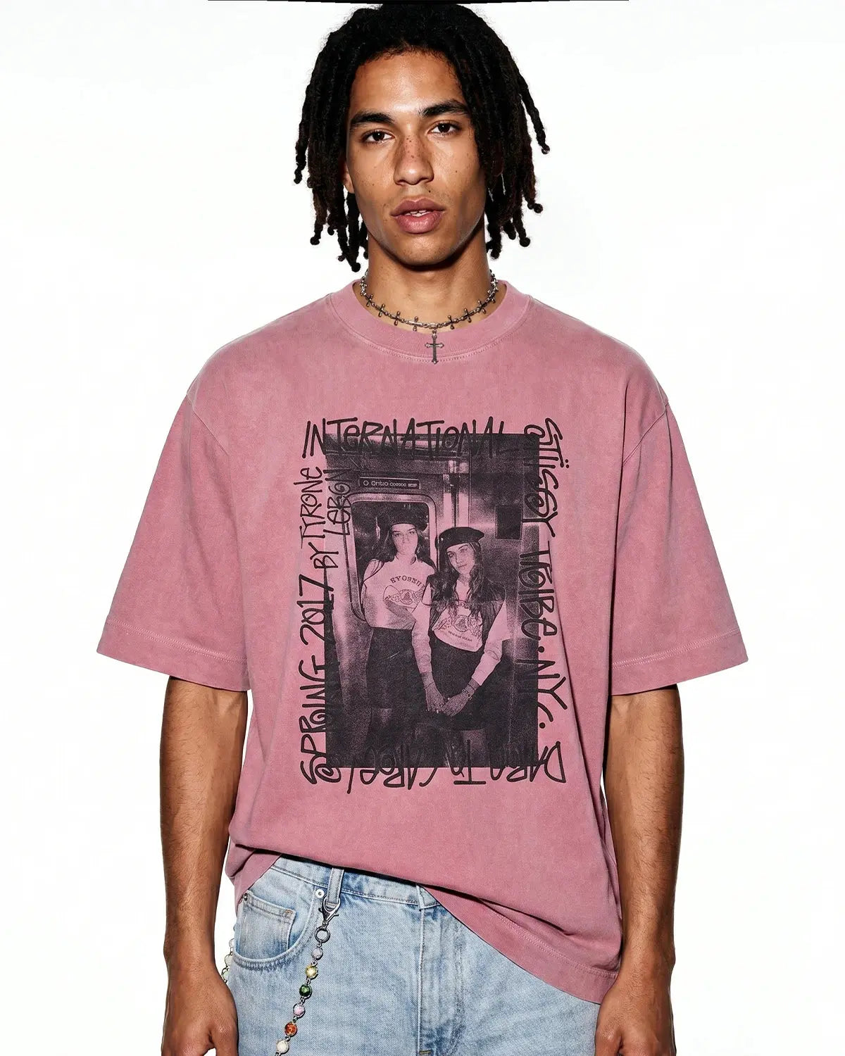 Vintage Graphic Washed Oversized T-Shirt | Inflation Streetwear