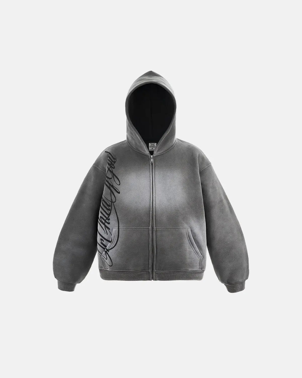 Acid Wash Zip Up Hoodies | Inflation Streetwear