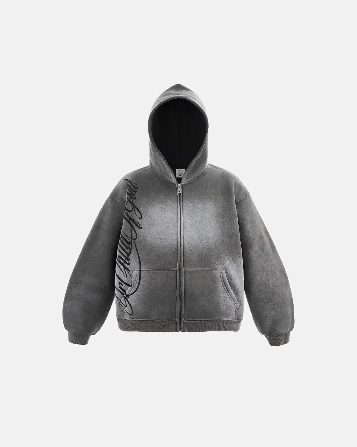 Acid Wash Zip Up Hoodies | Inflation Streetwear