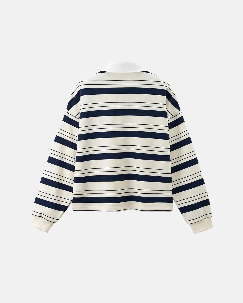 Striped Rugby Polo Shirt | Inflation Streetwear