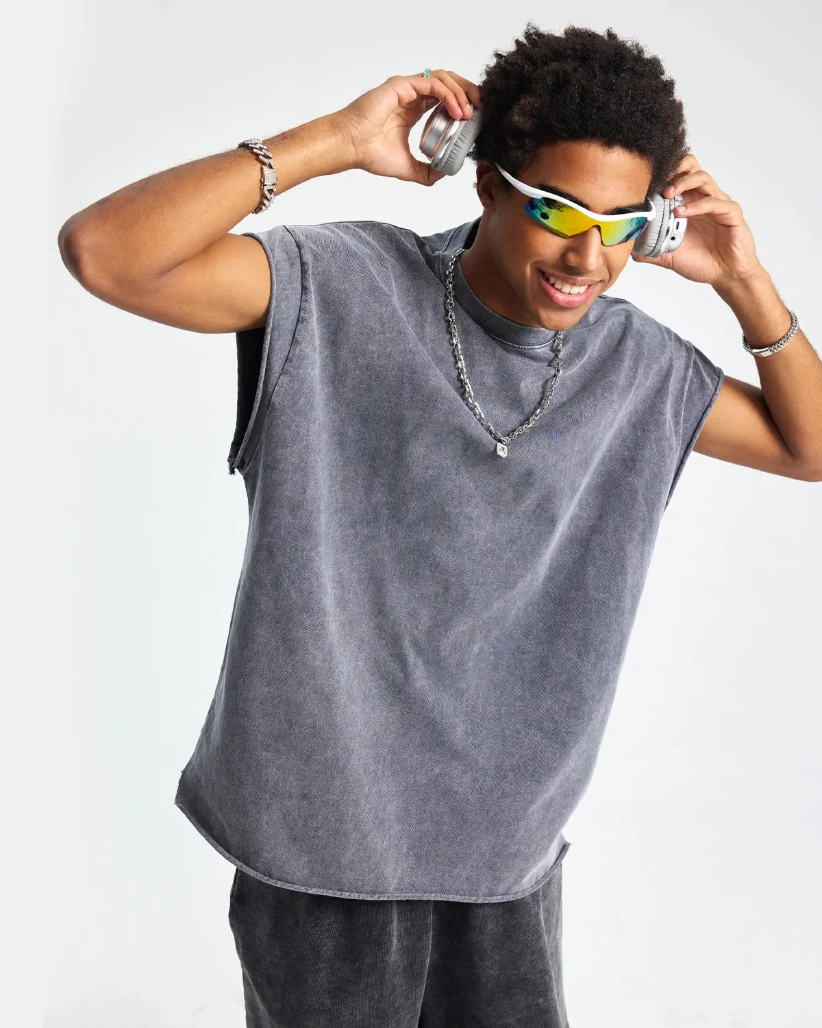 Distressed Wash Tank Top | Inflation Streetwear
