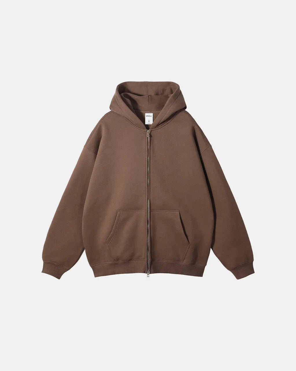 Fleece Double Zip Up Hoodies | Inflation Streetwear