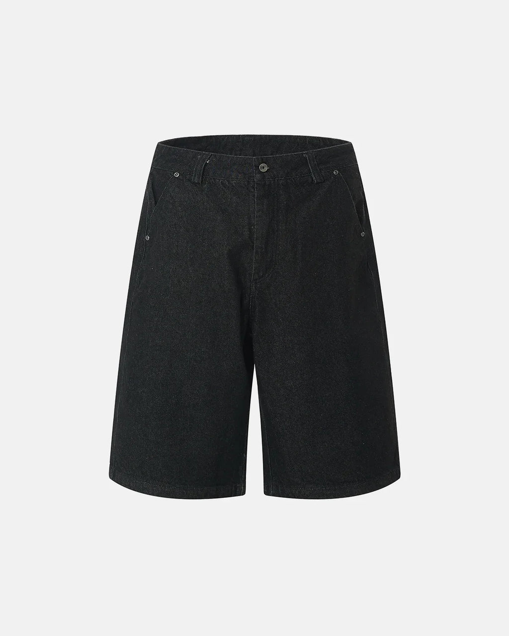 Black Baggy Long Jorts | Inflation Streetwear