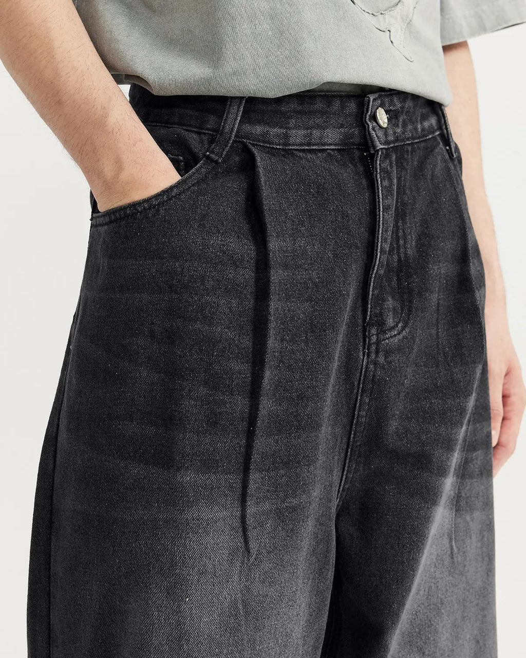 Chill Wide Leg Denim Pants | Inflation Streetwear