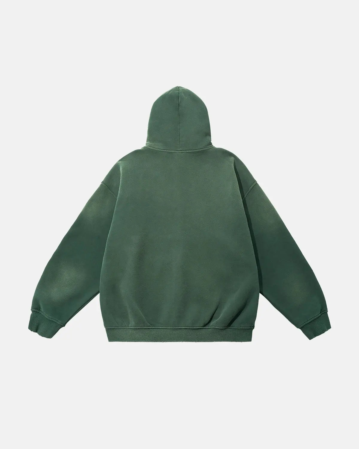 Green Monkey Wash Zip Up Hoodies | Inflation Streetwear
