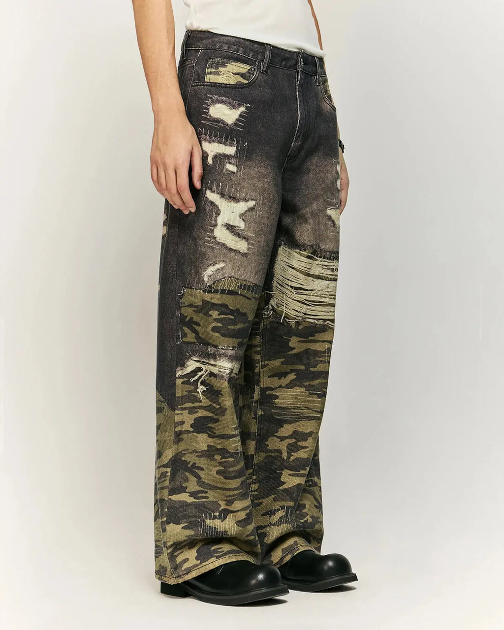 Camo Digital  Printing Baggy Jeans | Inflation Streetwear