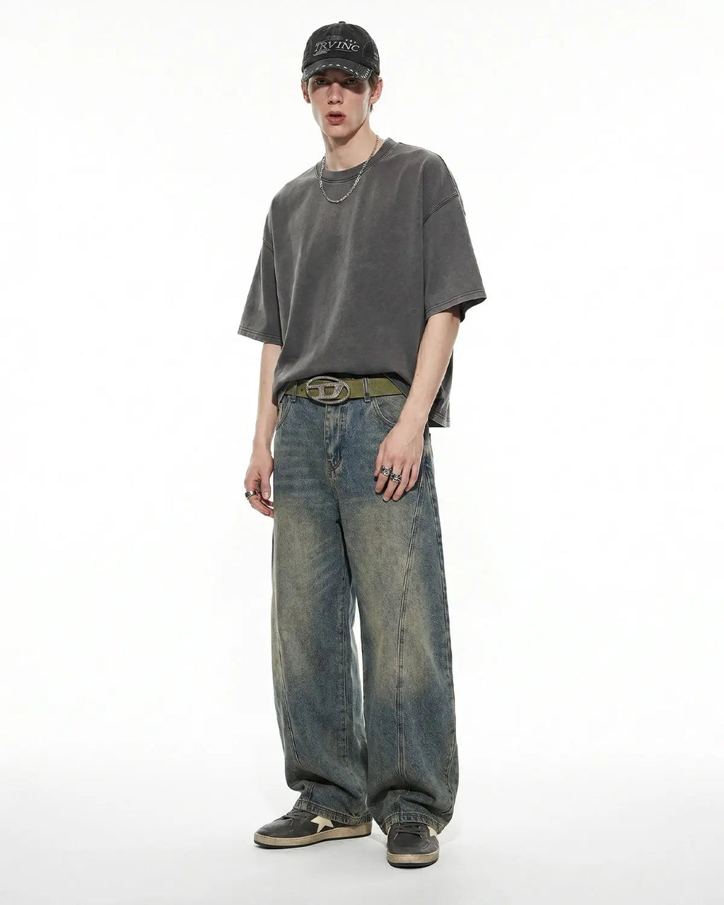 Distressed Boxy Washed Tees | Inflation Streetwear