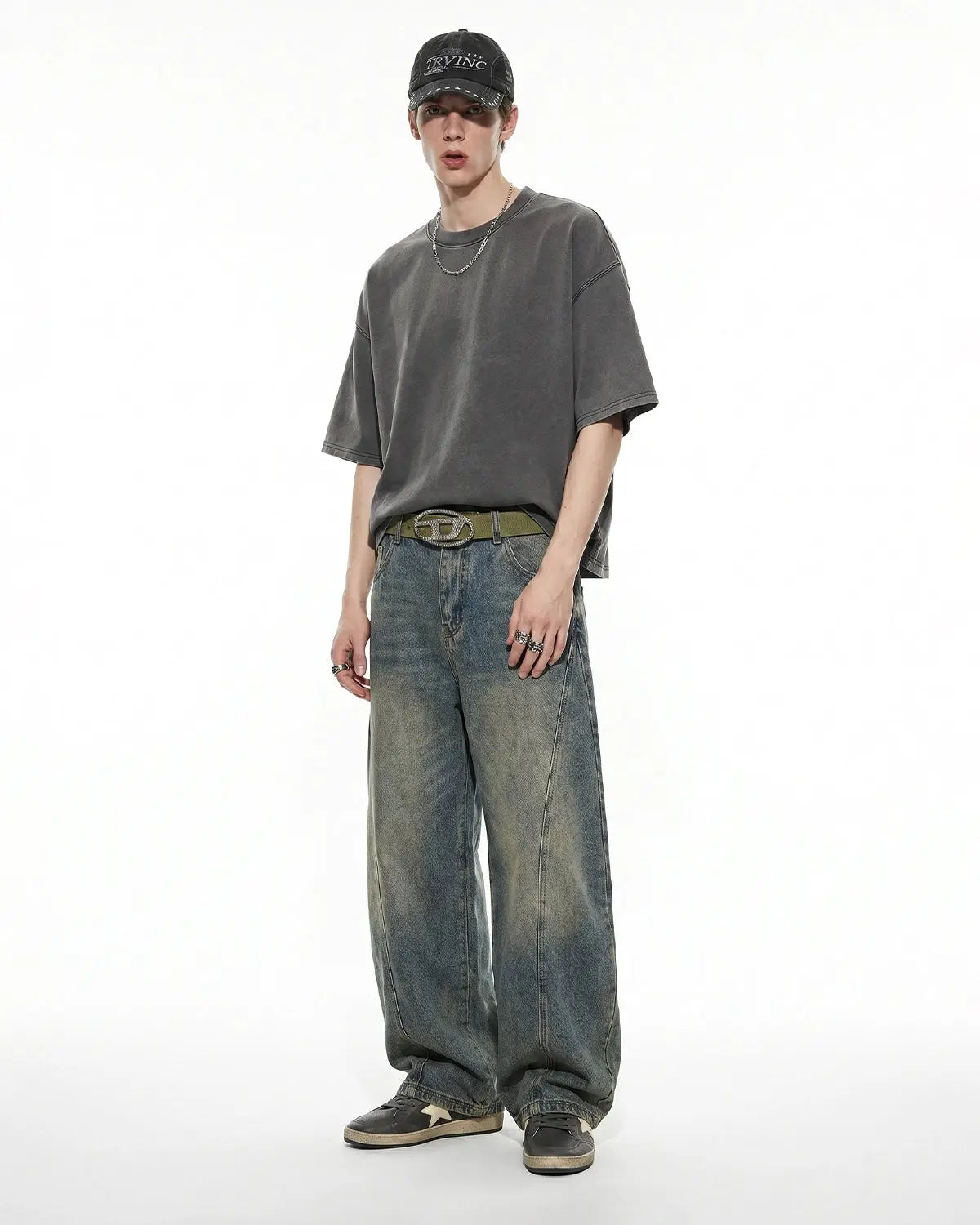Distressed Boxy Washed Tees | Inflation Streetwear