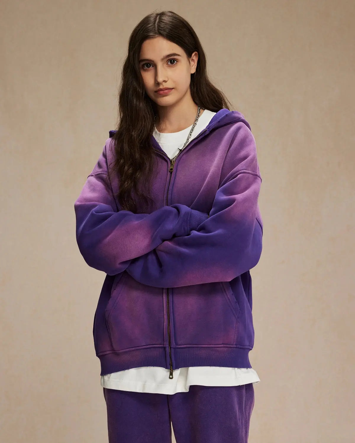 Acid Washed Zip Up Hoodies | Inflation Streetwear