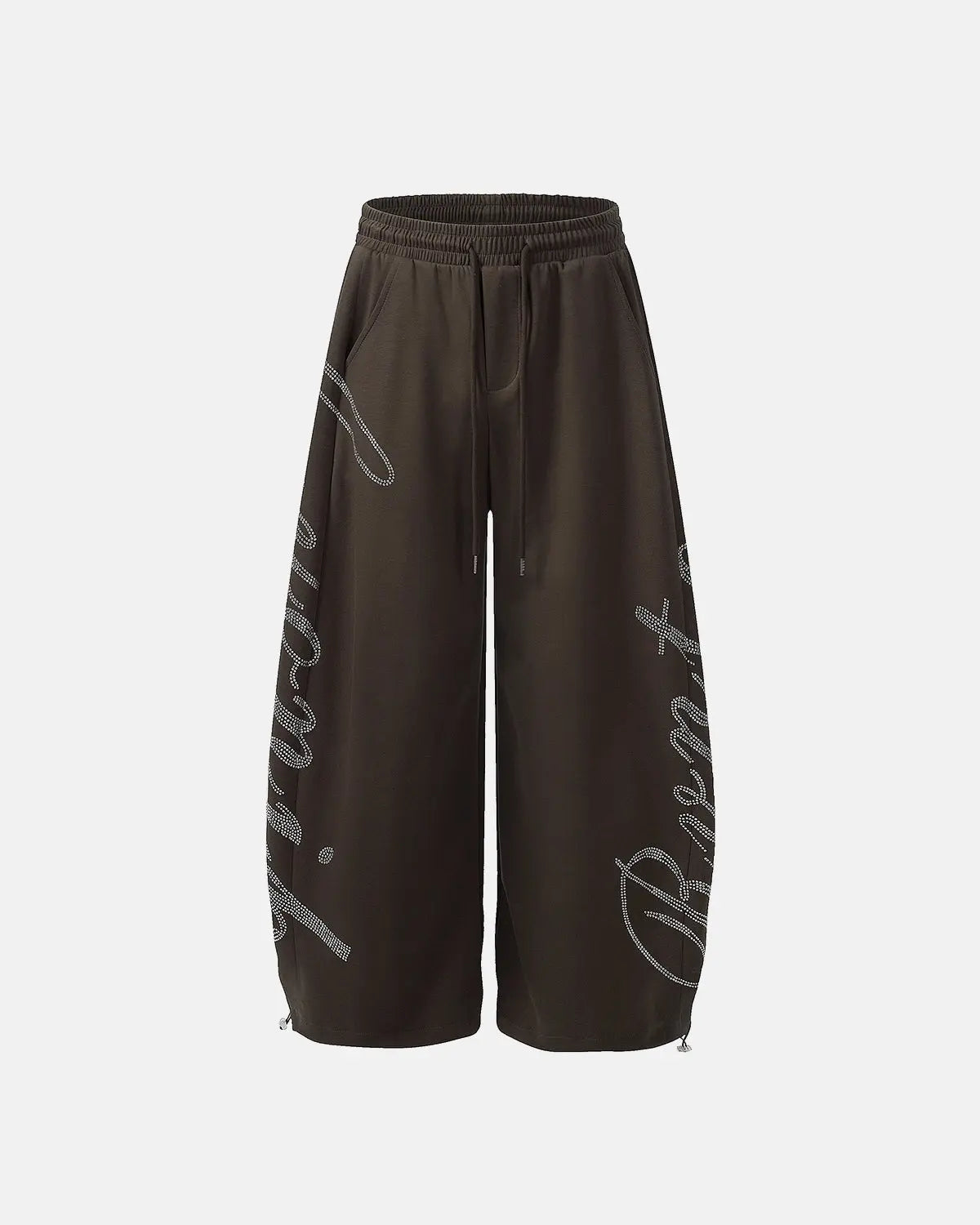 Rhinestone Baggy Joggers | Inflation Streetwear