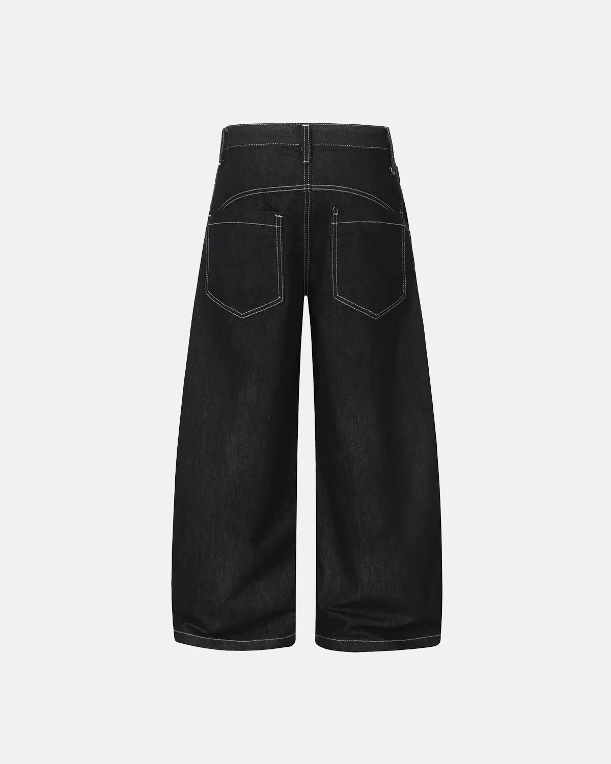 Raw Metal Clasp Baggy Jeans | Inflation Streetwear