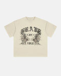 Graphic Washed Vintage Oversized T-Shirt | Inflation Streetwear