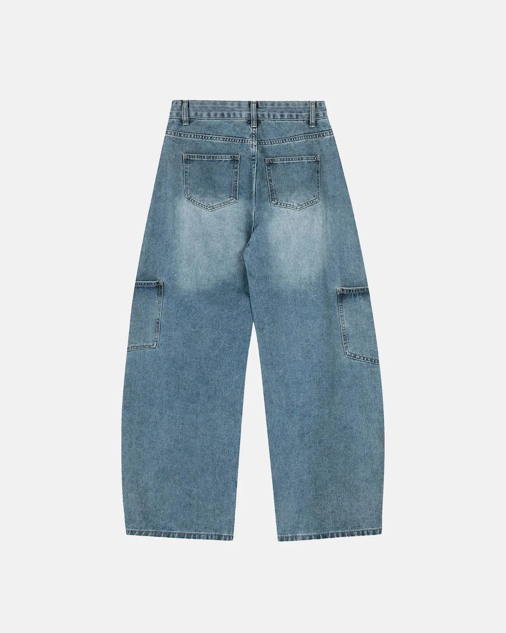 Multi Pockets Baggy Barrel Jeans | Inflation Streetwear