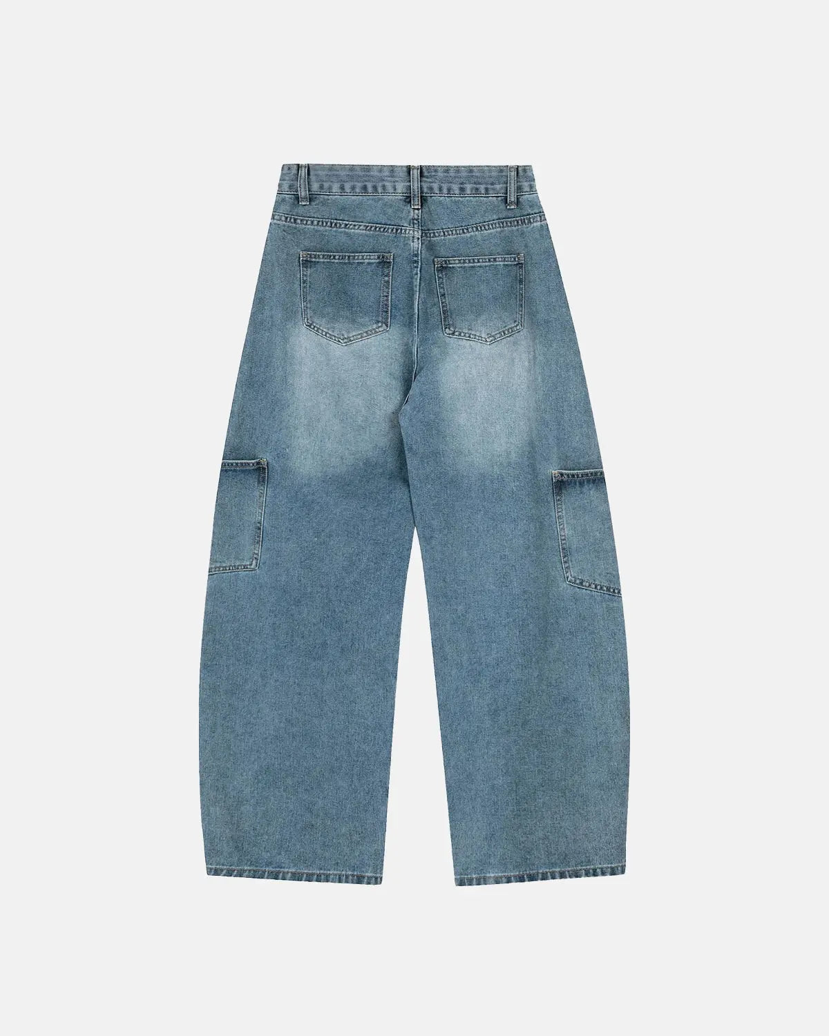 Multi Pockets Baggy Barrel Jeans | Inflation Streetwear