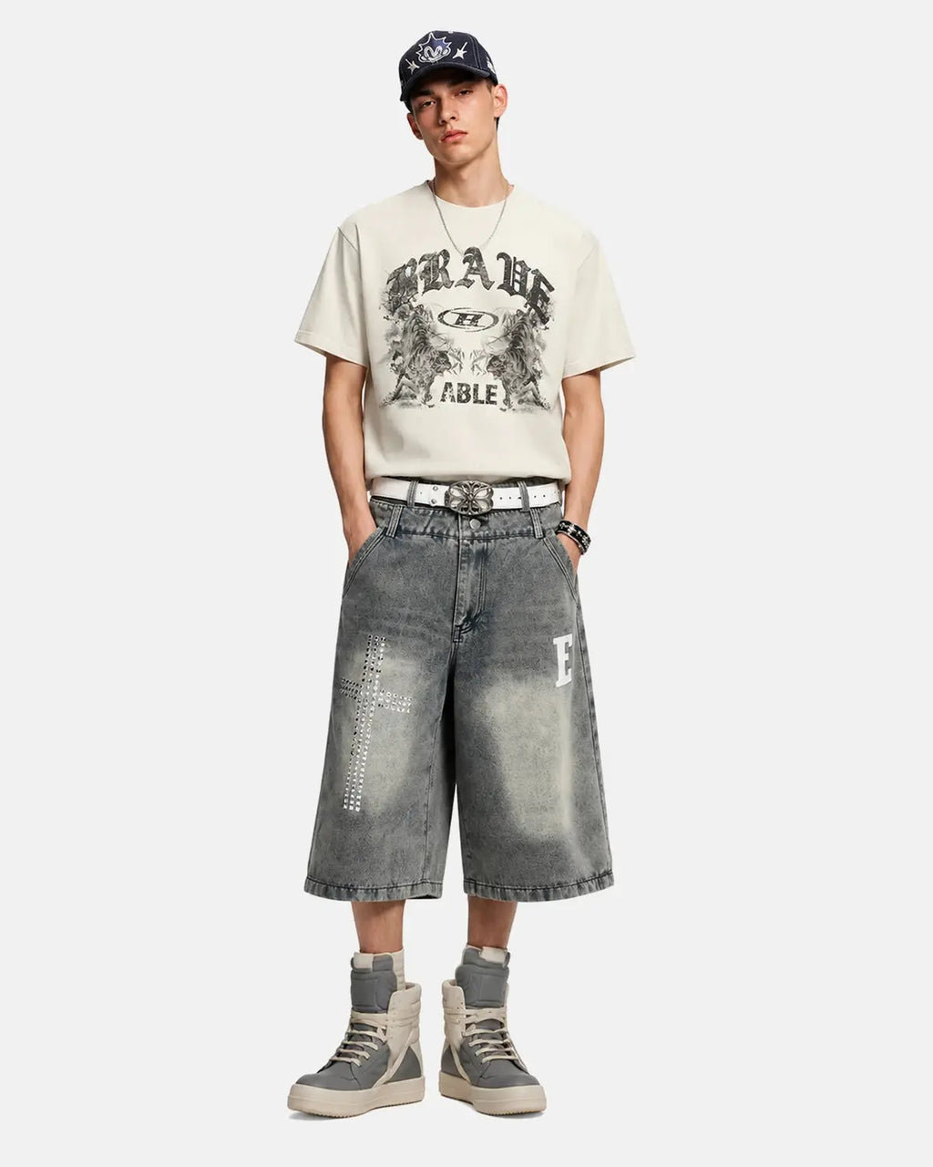 Graphic Washed Vintage Oversized T-Shirt | Inflation Streetwear