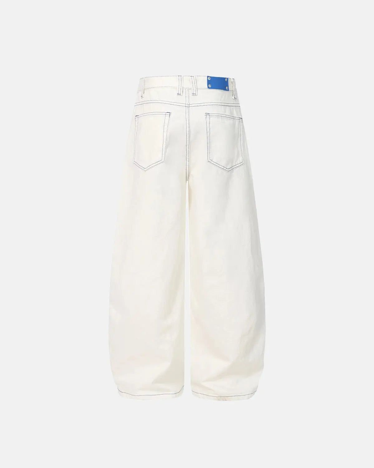 Contrast Stitch Baggy Jeans | Inflation Streetwear