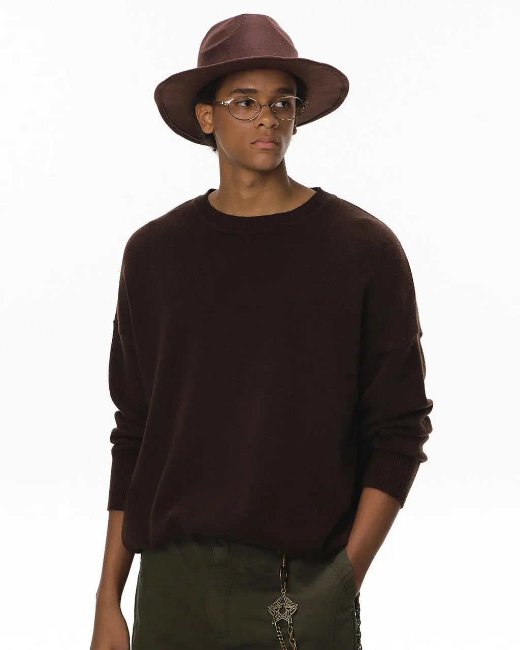 Crew Neck Knit Sweater| Inflation Streetwear