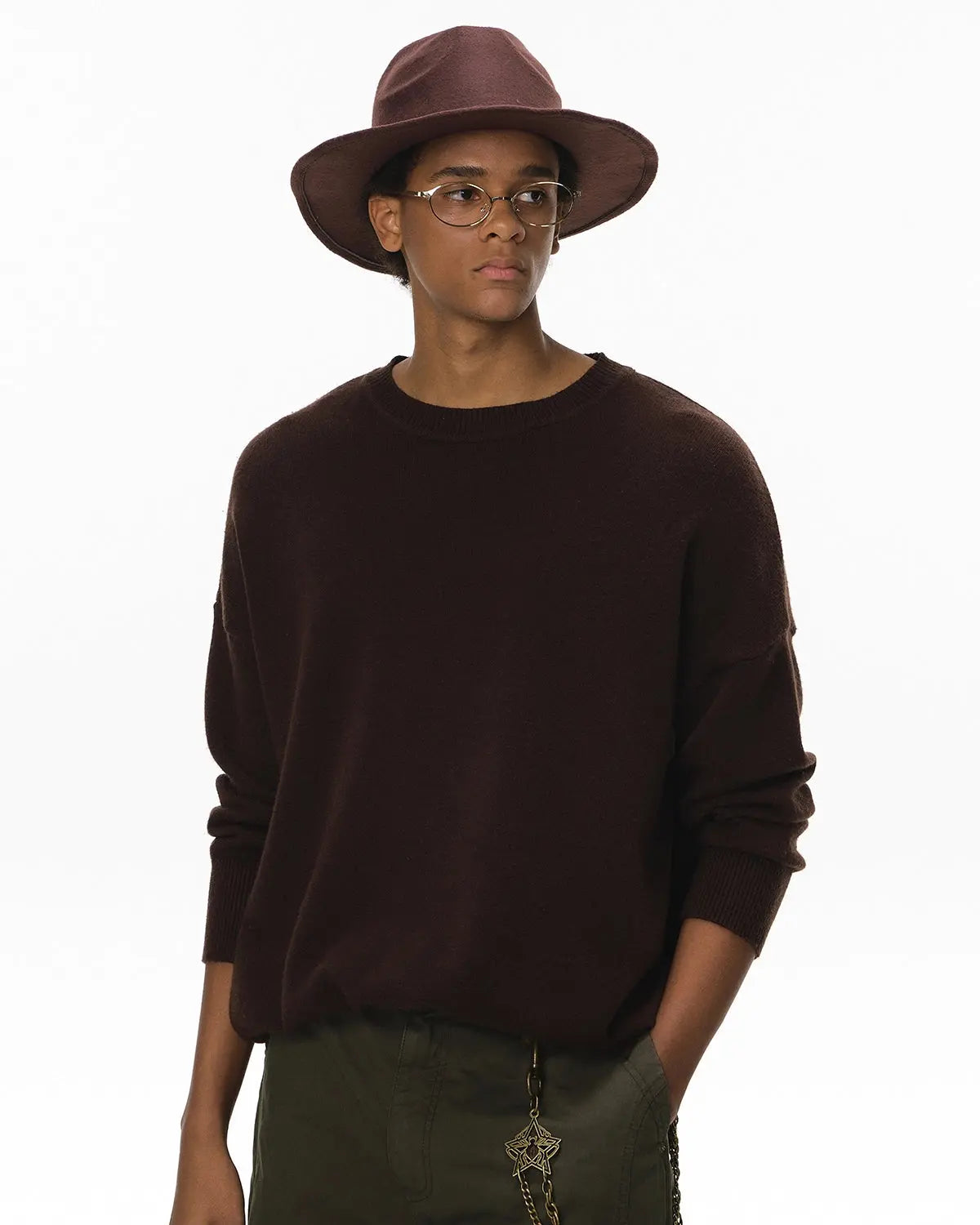 Crew Neck Knit Sweater| Inflation Streetwear