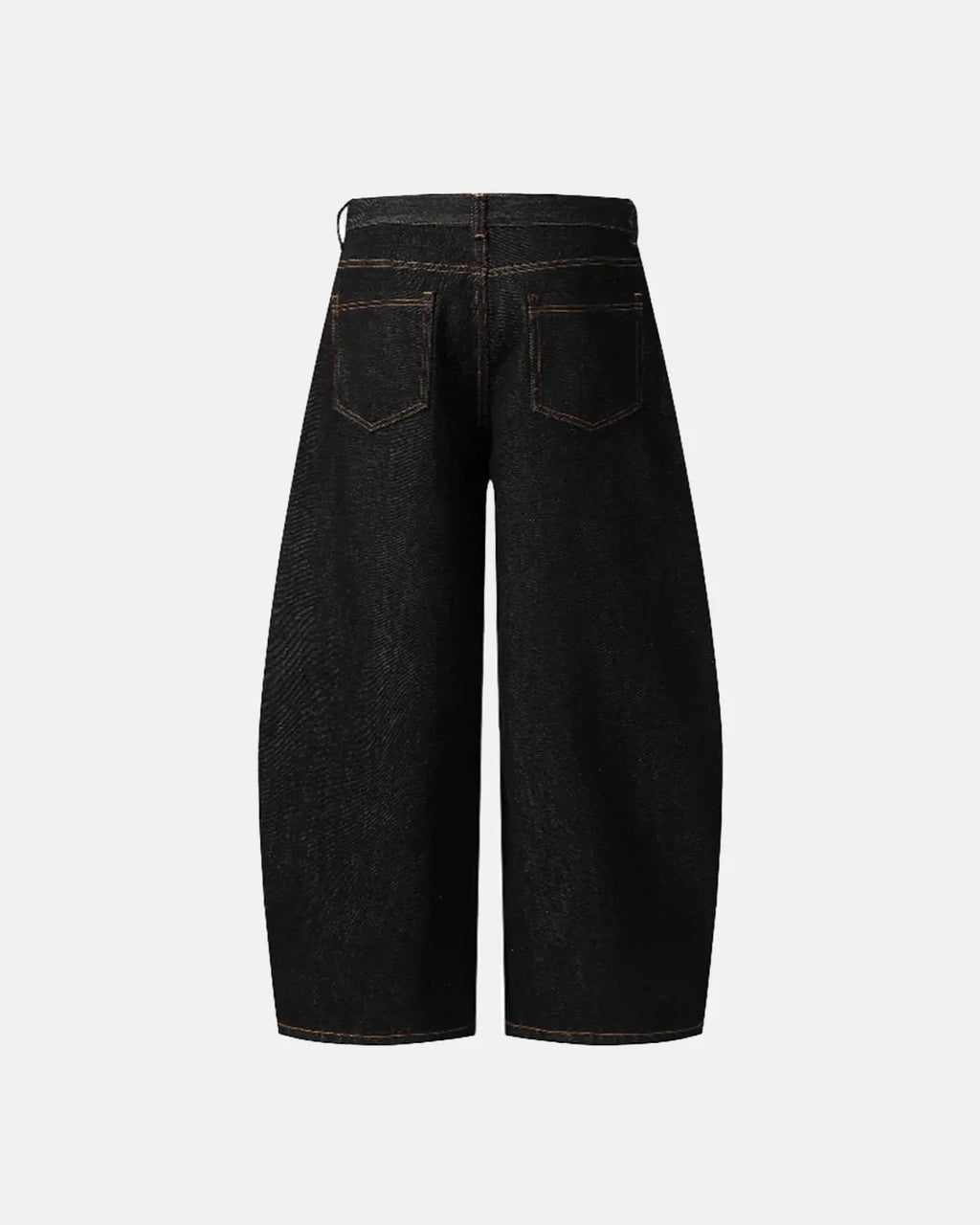 Pocket Embroidery Raw Barrel Jeans | Inflation Streetwear