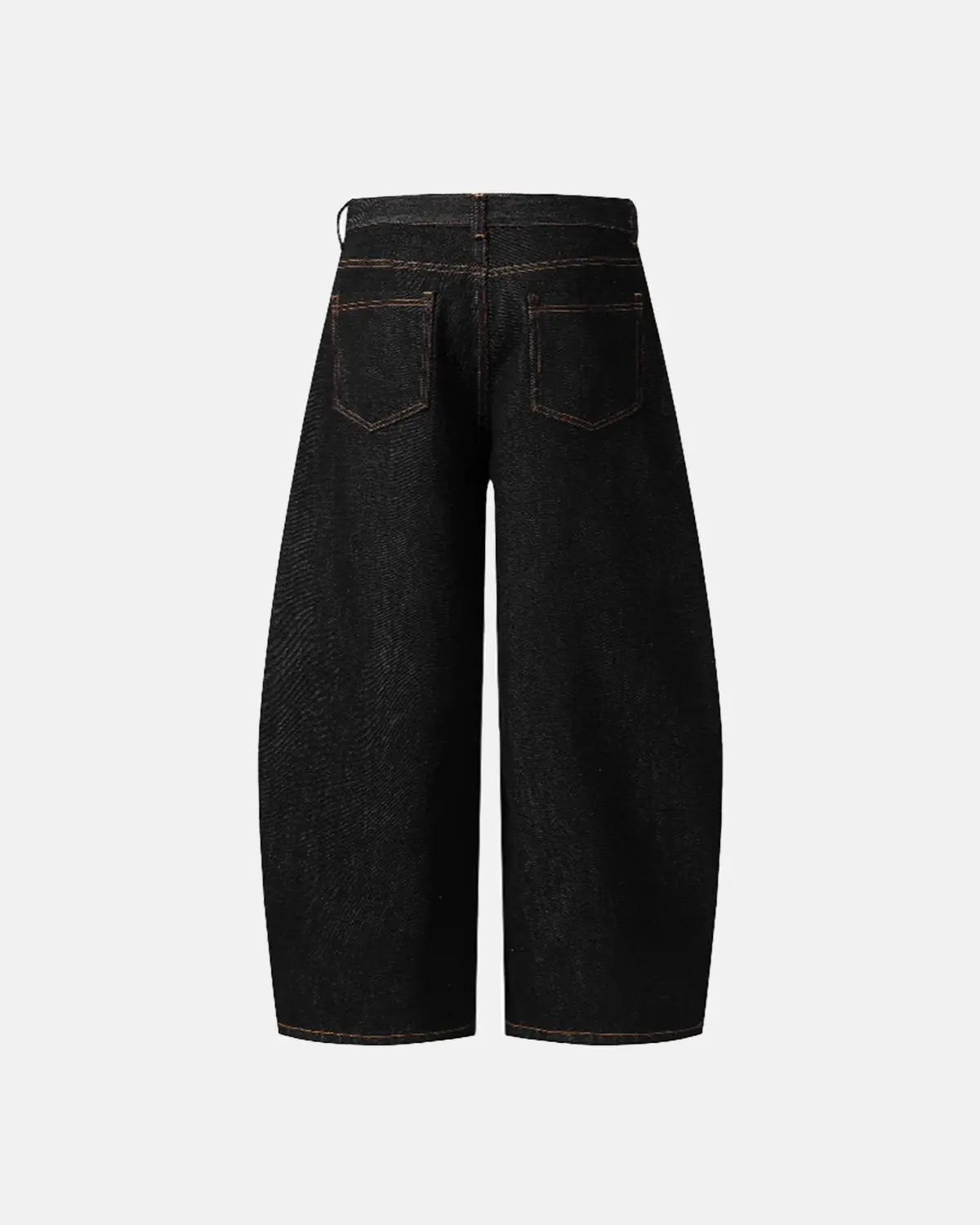 Pocket Embroidery Raw Barrel Jeans | Inflation Streetwear