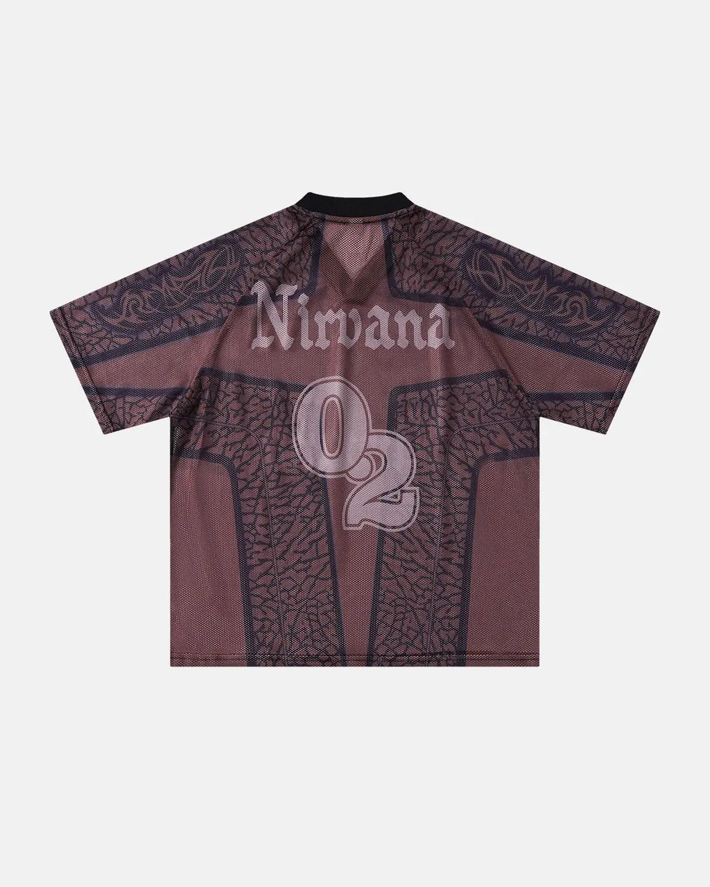 Tribal Pattern Mesh Jersey | Inflation Streetwear
