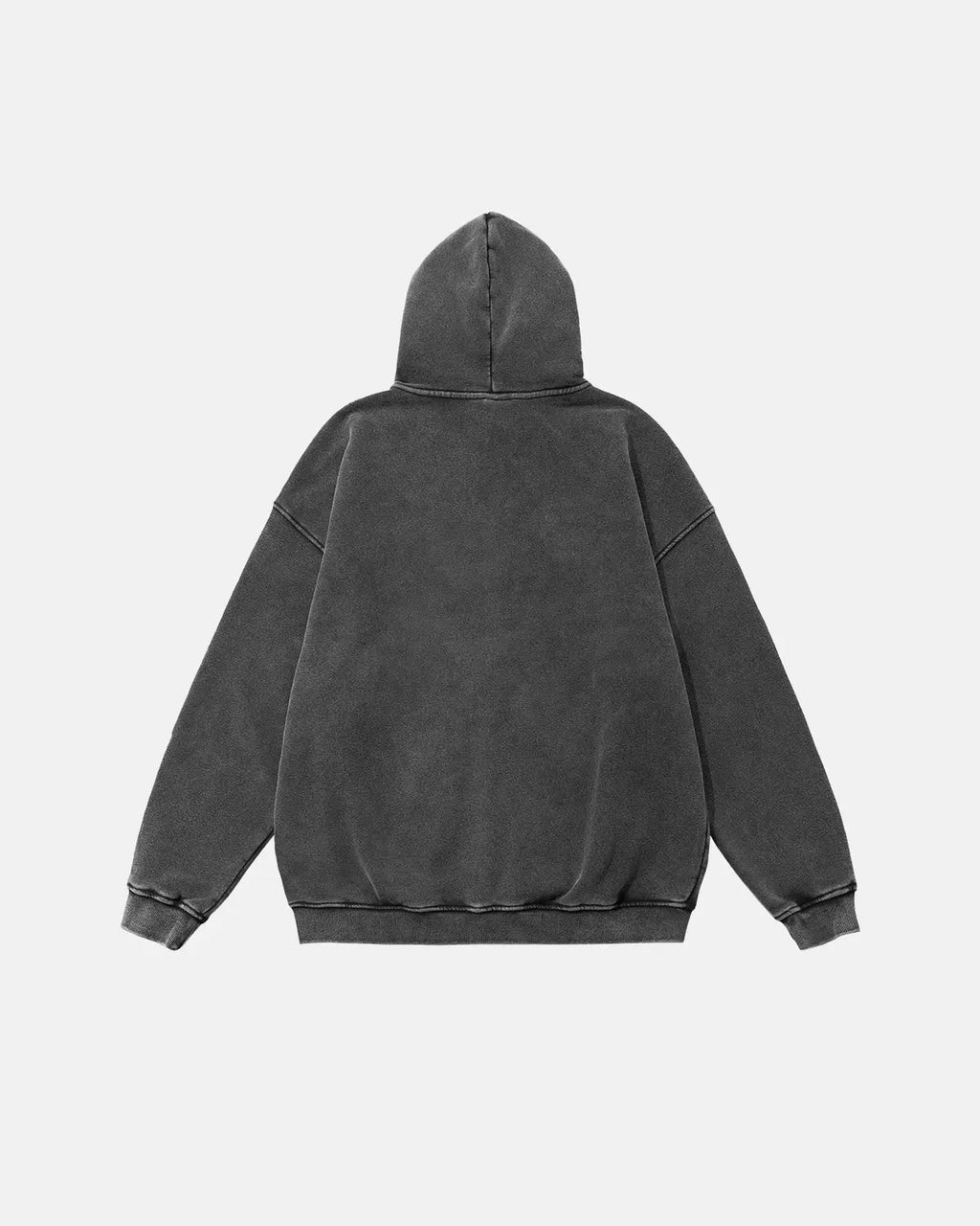 Brand Acid Washed Fleece Zip Up Hoodies | Inflation Streetwear