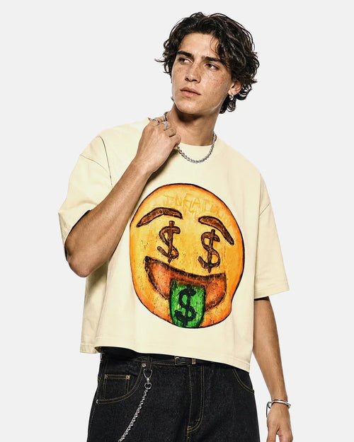 Boxy Smile Graphic T-Shirt | Inflation Streetwear