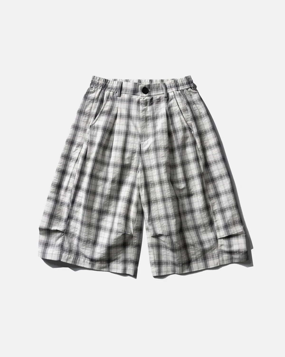 Plaid Longline Casual Shorts | Inflation Streetwear