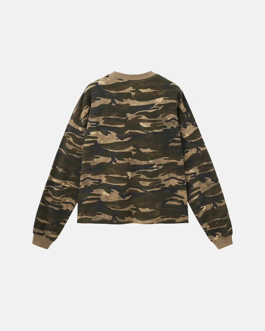 Boxy Camo Tees in Khaki | Inflation Streetwear