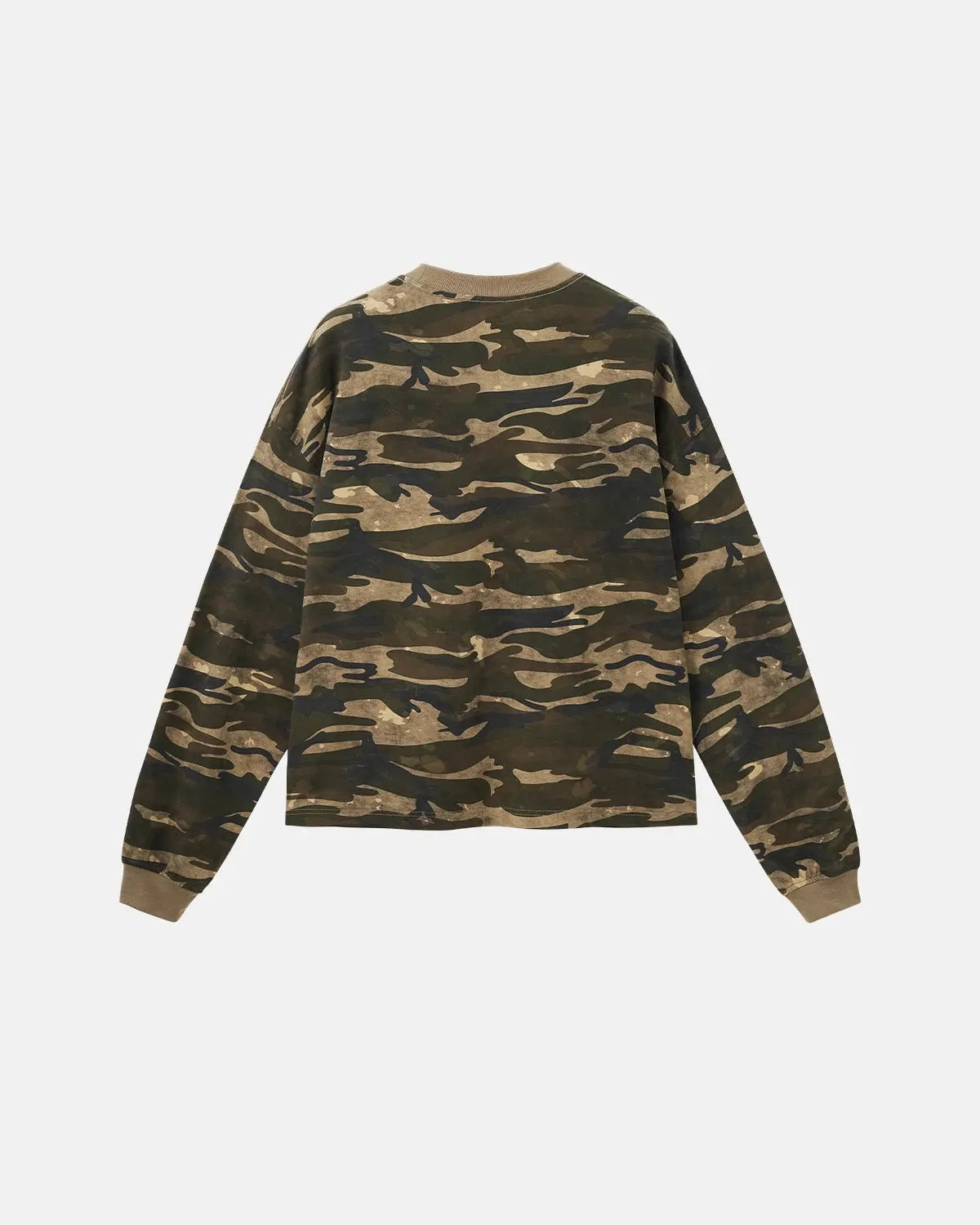 Boxy Camo Tees in Khaki | Inflation Streetwear