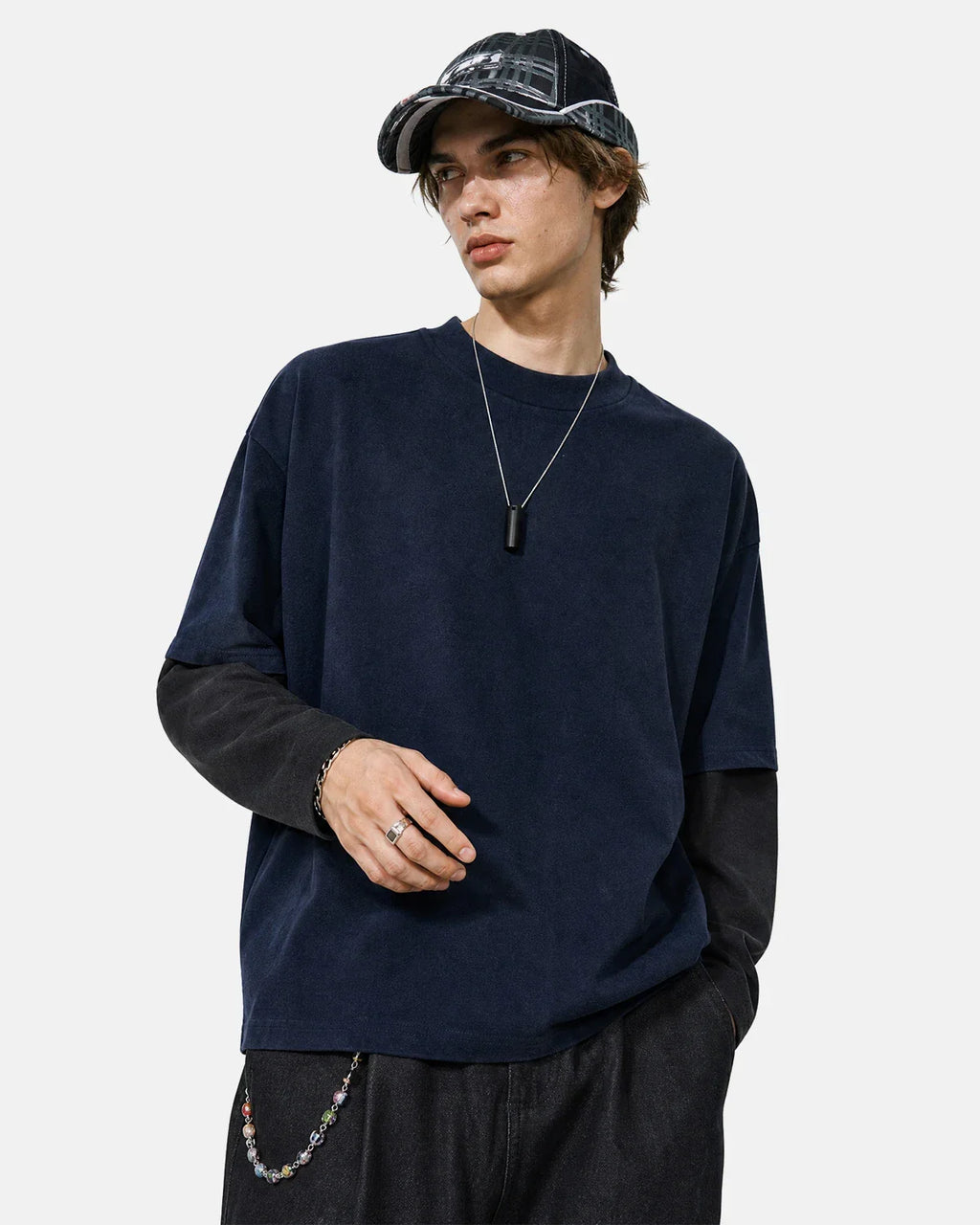 Color Block Long Sleeve Tees | Inflation Streetwear