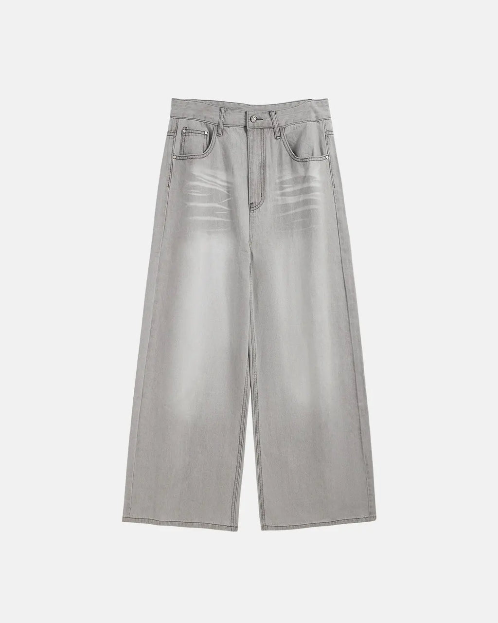 Washed Distressed Baggy Jeans | Inflation Streetwear