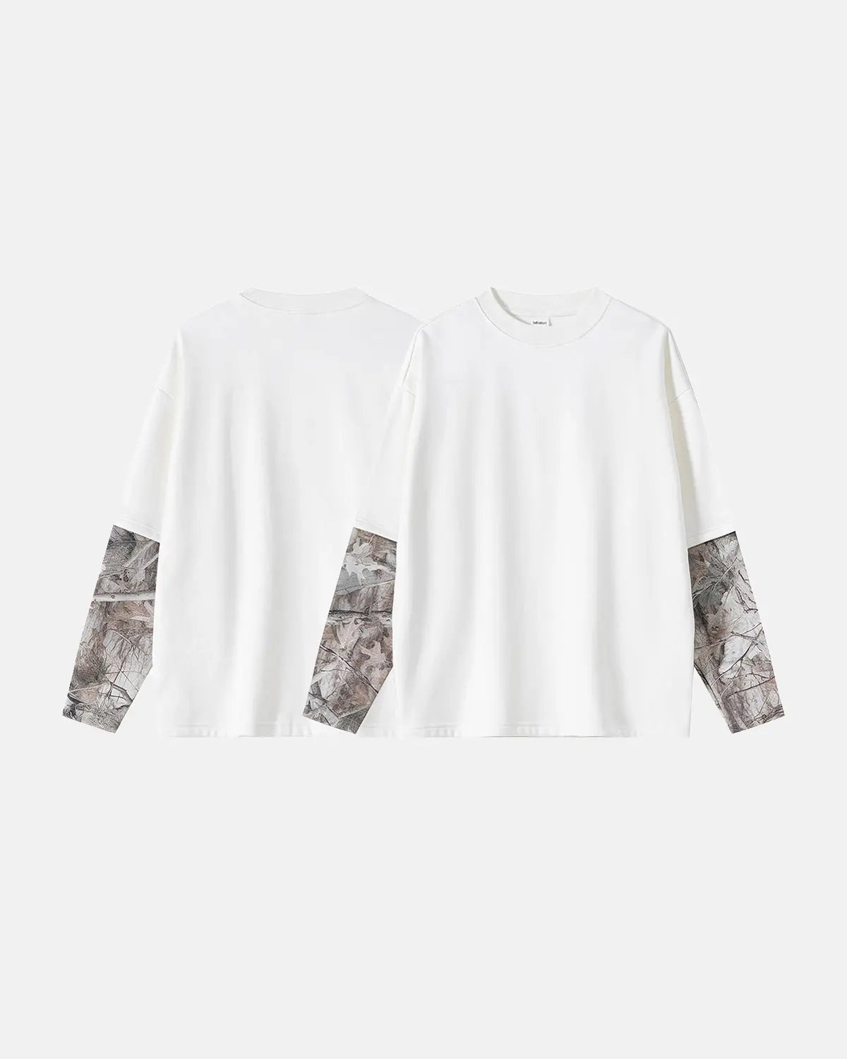 Camo Layered Oversized T-Shirt | Inflation Streetwear
