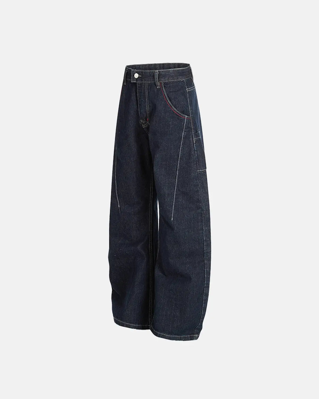 Raw Blue Deconstructed Baggy Jeans | Inflation Streetwear