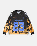 NO.23 & Flame Print Mesh Tees | Inflation Streetwear