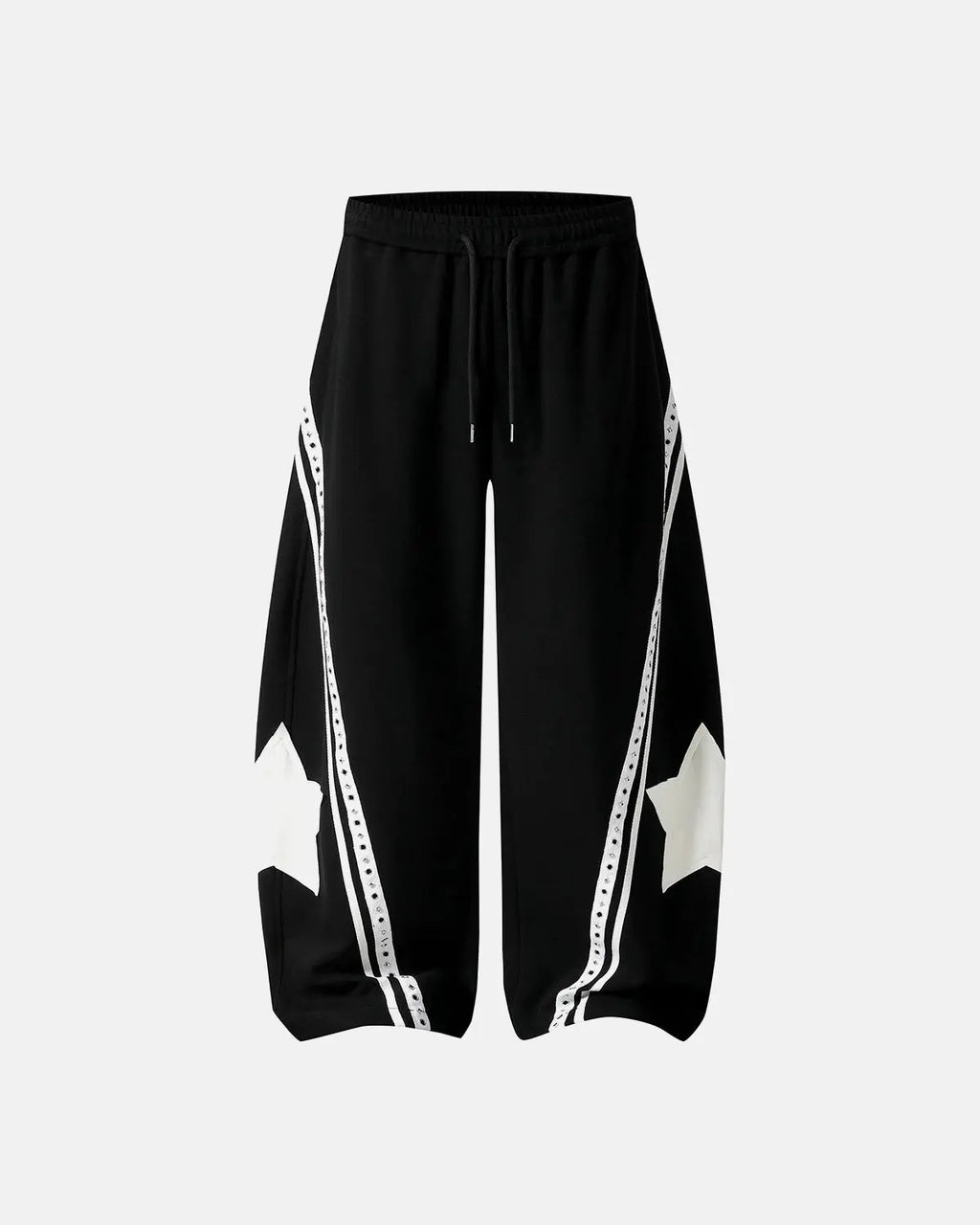 Contrast Patchwork Barrel Sweatpants | Inflation Streetwear