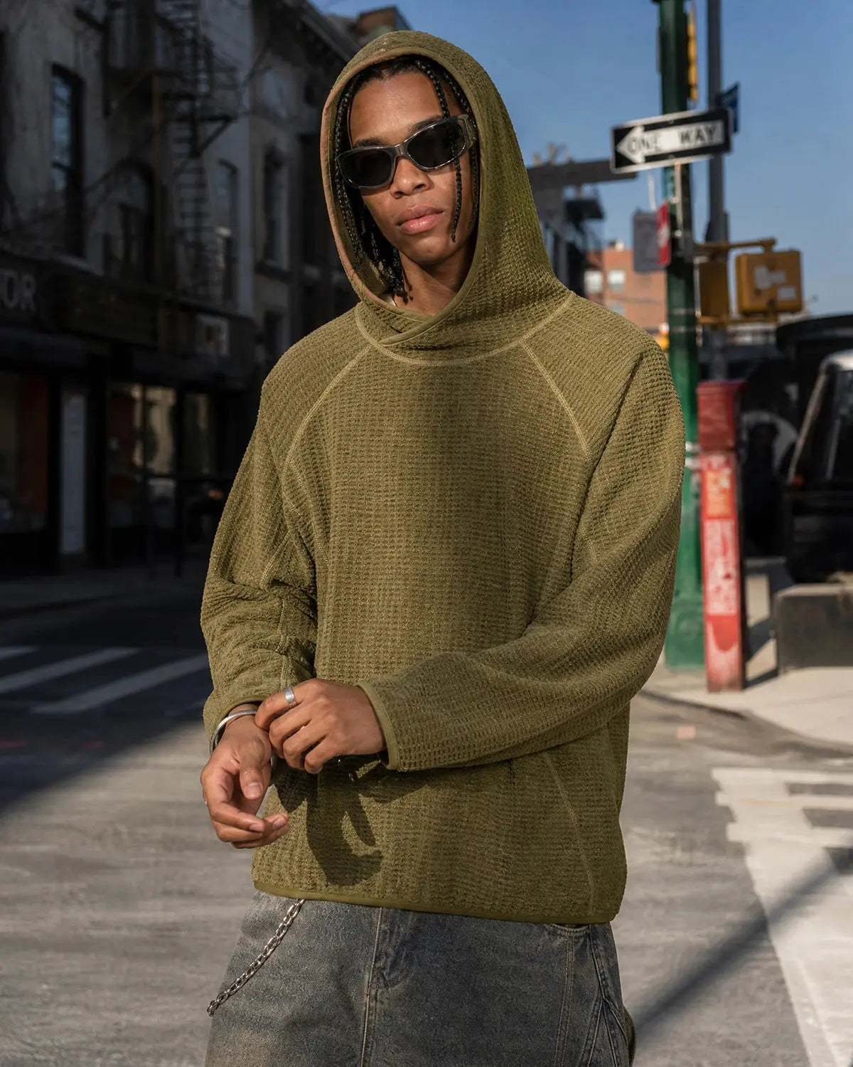 Thermolite® Lightweight Grid Texture Hoodies | Inflation Streetwear